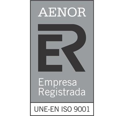 Actualizacin del Certificado ISO 9001  Sistema de Gestin de la Calidad obtenido con la empresa AENOR "Asociacin Espaola de Normalizacin y Certificacin" 
 - Estructuras metálicas, construcción de estructuras metálicas, construcción de naves industriales, construcciones industriales