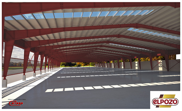 AMPLIACION NAVE EL POZO ALIMENTACI�N, S.A. - Estructuras met&aacute;licas, construcci&oacute;n de estructuras met&aacute;licas, construcci&oacute;n de naves industriales, construcciones industriales